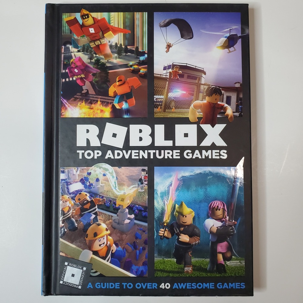 Roblox Top Adventure Games Hardcover Guide Book Over 40 Games Kids Gaming Guide
